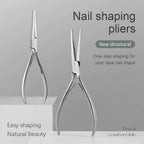 MR NAIL Anti Rust Nail Sculpting Clamp – Long Pointed Tip for Building & Extending Nails