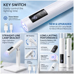 Mini Handheld LED Lamp With Magnetic Holder - White