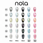 Nola White Cat Eye Gel Full Collection (6pcs)