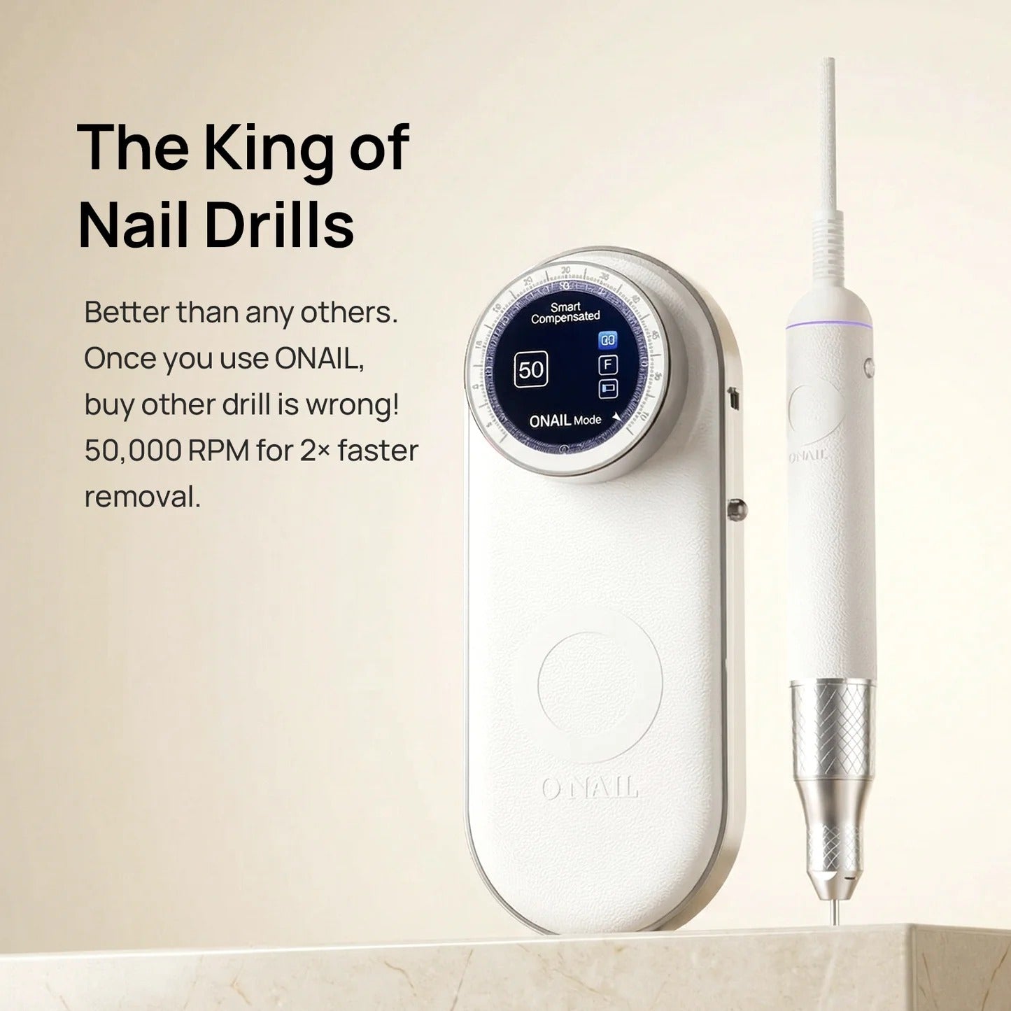 ONAIL Nail Drill Pro Max - Dual Handpiece Version