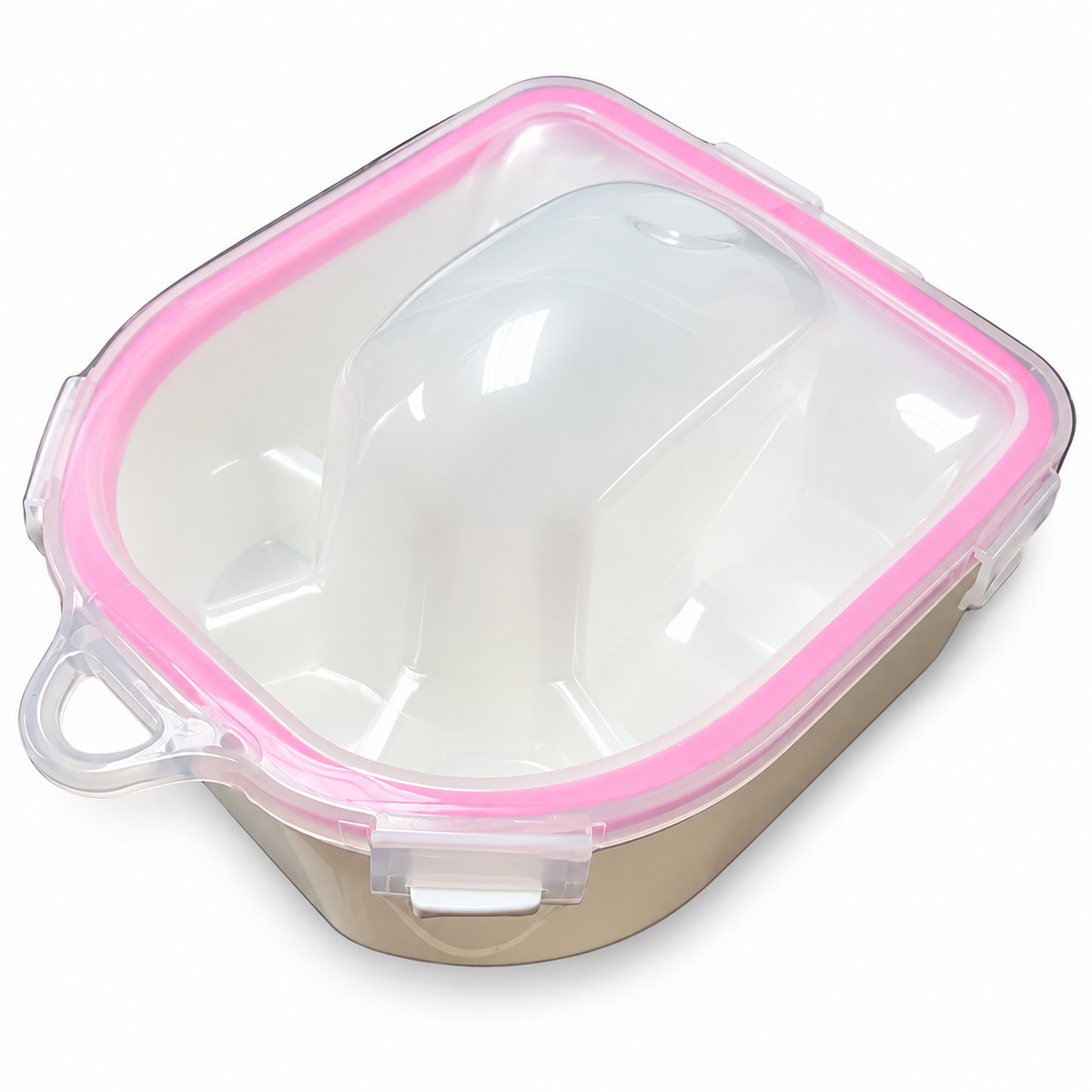 Pink & White Nail Spa Manicure/Soak Off Bowl
