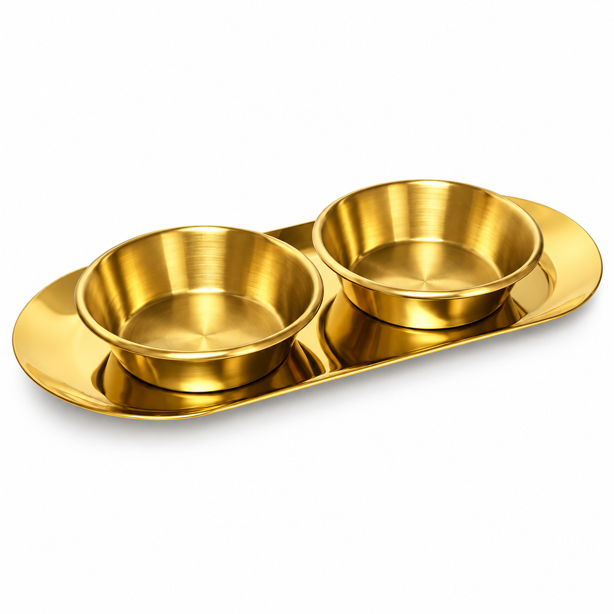 Pedicure Display Dish Set - Gold