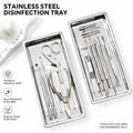 Rectangle Stainless Steel Nail Tool Disinfection Tray – 20cm x 9.4cm
