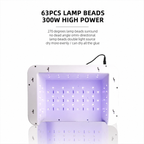 2 in 1 UV/LED Hand Pillow Nail Lamp - Automatic Sensor