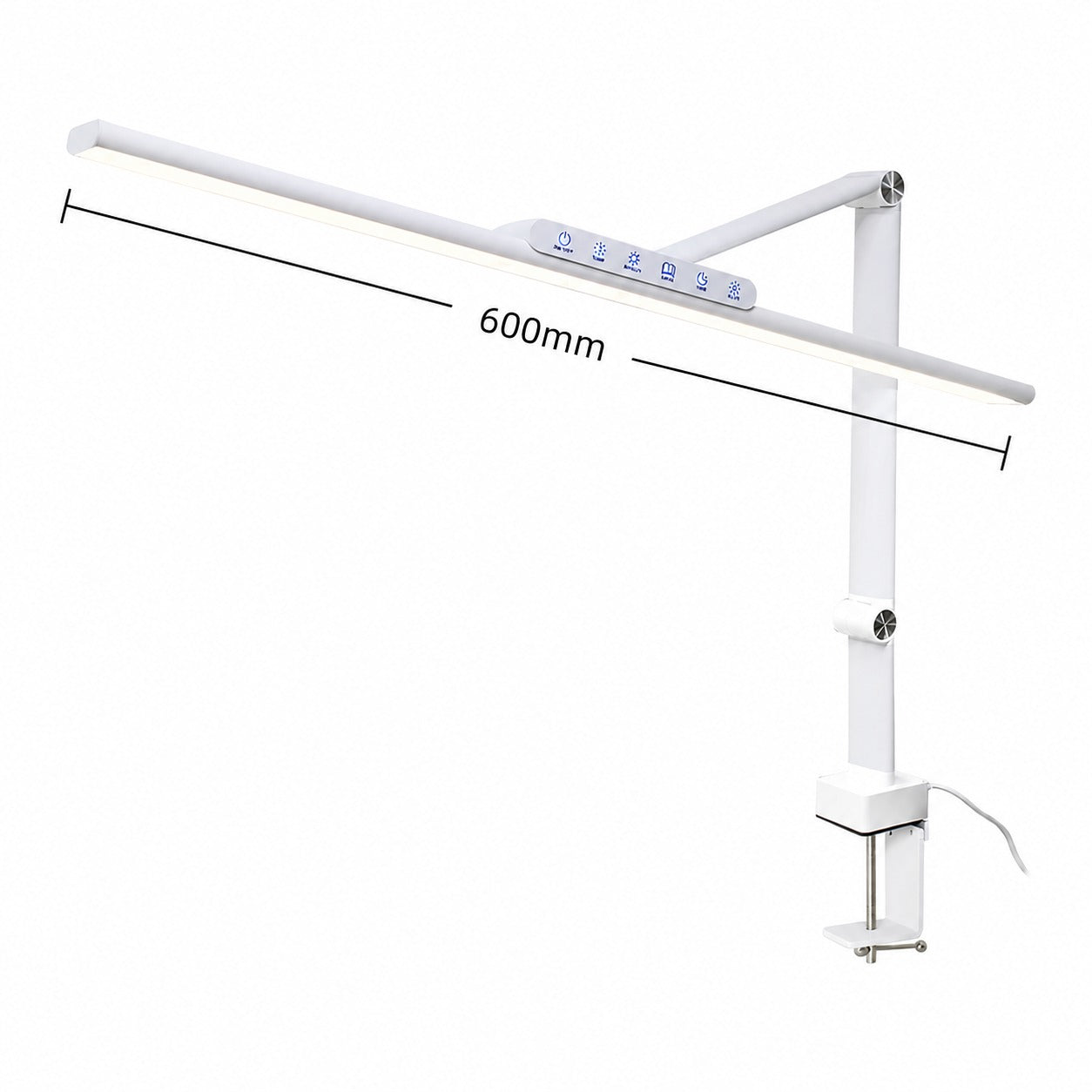 Professional LED Nail Desk Lamp – Dimmable Touch Control, Adjustable Colour Temperature