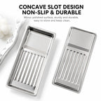 Rectangle Stainless Steel Nail Tool Disinfection Tray – 20cm x 9.4cm
