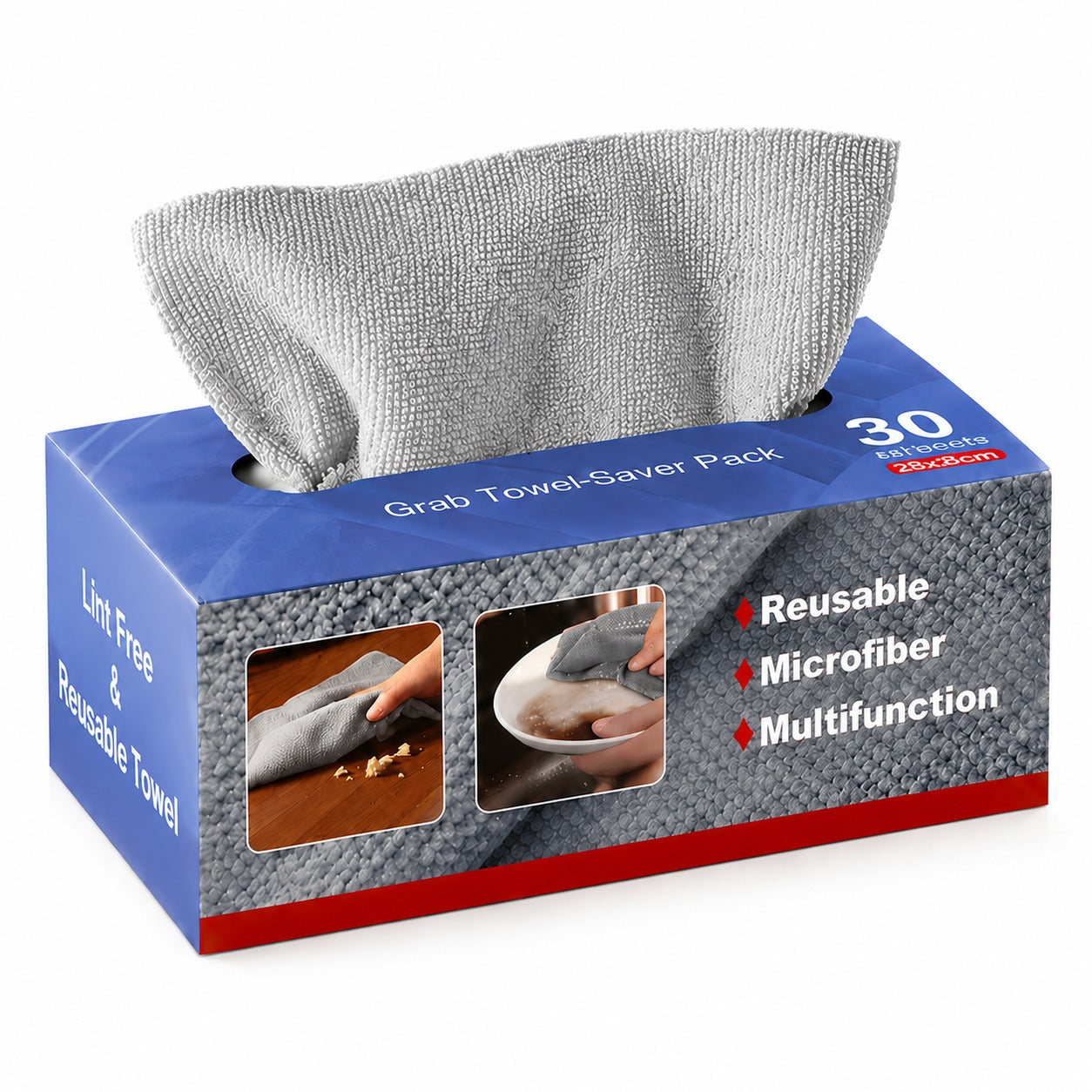 Microfiber Nail Salon Cleaning Towels – Reusable, Soft & Highly Absorbent