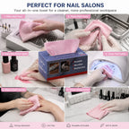 Microfiber Nail Salon Cleaning Towels – Reusable, Soft & Highly Absorbent