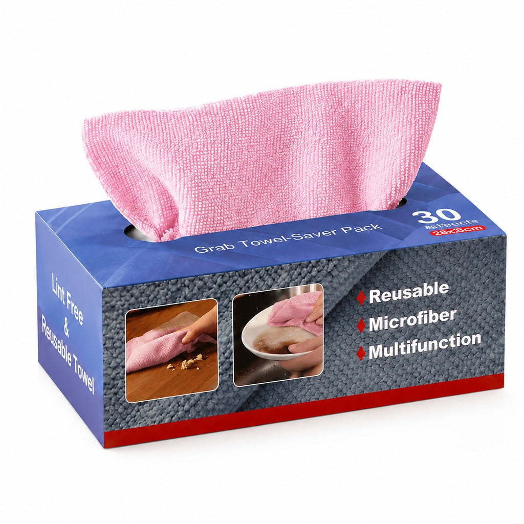 Microfiber Nail Salon Cleaning Towels – Reusable, Soft & Highly Absorbent