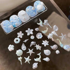 3D Seaside Nail Mould Silicone DIY Shell Conch Starfish Nail Art