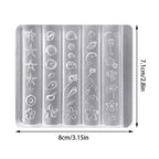 3D Seaside Nail Mould Silicone DIY Shell Conch Starfish Nail Art
