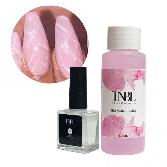 TNBL White Marble Ink & Blending Fluid Bundle