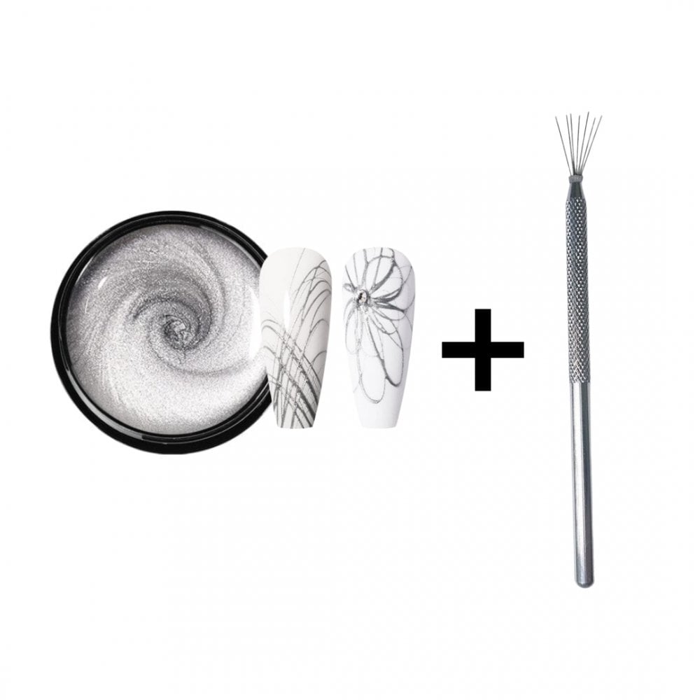 TNBL Silver Spider Gel + Tool Bundle