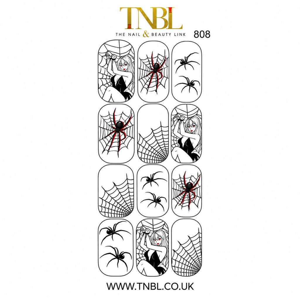 Water Decal - 808 spider