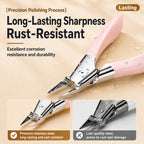Light Pink Hawk-Bill Nail Nipper for Ingrown Toenails & Cuticle Trimming