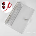 Transparent Nail Art Sample Book Reusable Display Pages + Tape Bundle