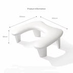 U-Shape Nail Arm Rest - White