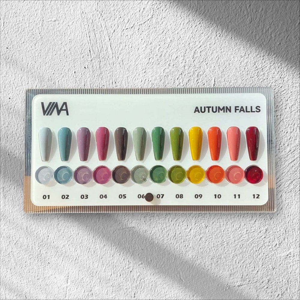 VINA Gel Colour Autumn Falls 15ml Set | HEMA & TPO Free