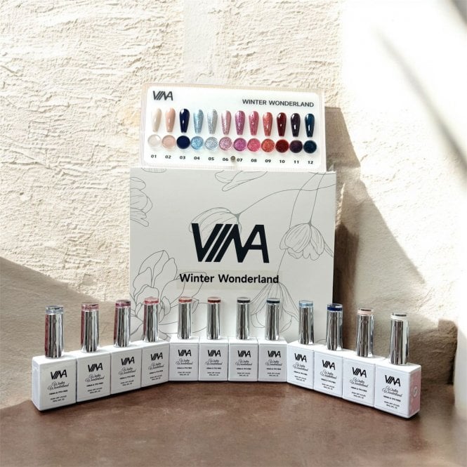 VINA Gel Colour Winter Wonderland 15ml Set | HEMA & TPO Free