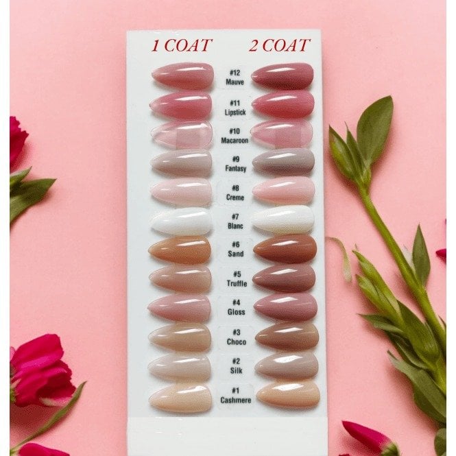 VINA Sheer Gel Polish 12ml Set (Free Non-wipe Topcoat + Primer)