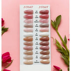 VINA Sheer Gel Polish 12ml Set (Free Non-wipe Topcoat + Primer)